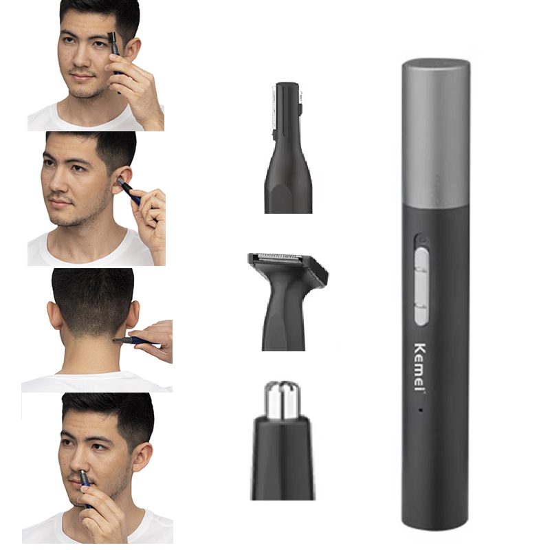 Grooming Kit - Kemei Pro Rechargeable Nose Hair Trimmer