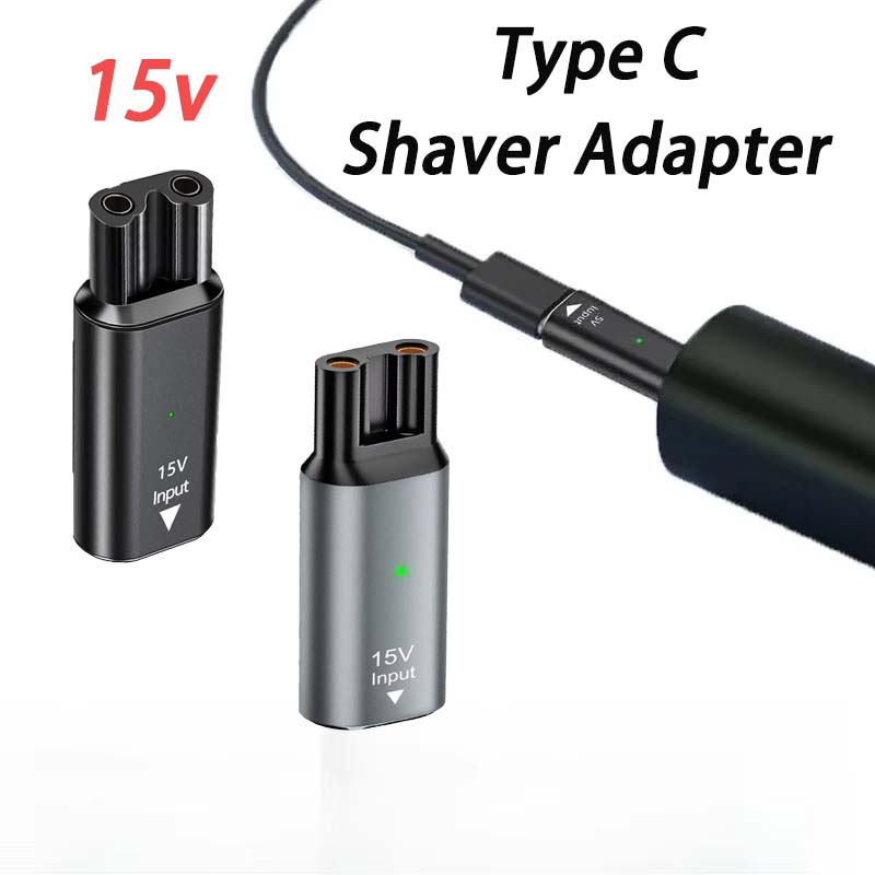 Beard Trimmer - 15V HQ8505 Type-C Shaver Adapter Charging