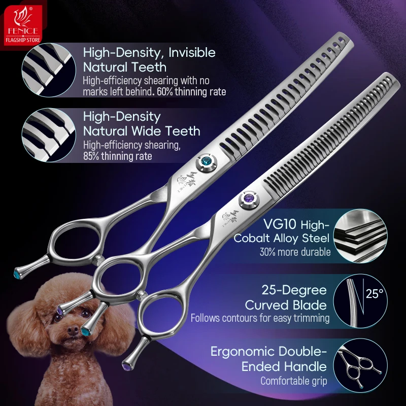 Fenice King Series 7 Inch VG10 - Grooming Scissors recension och pris