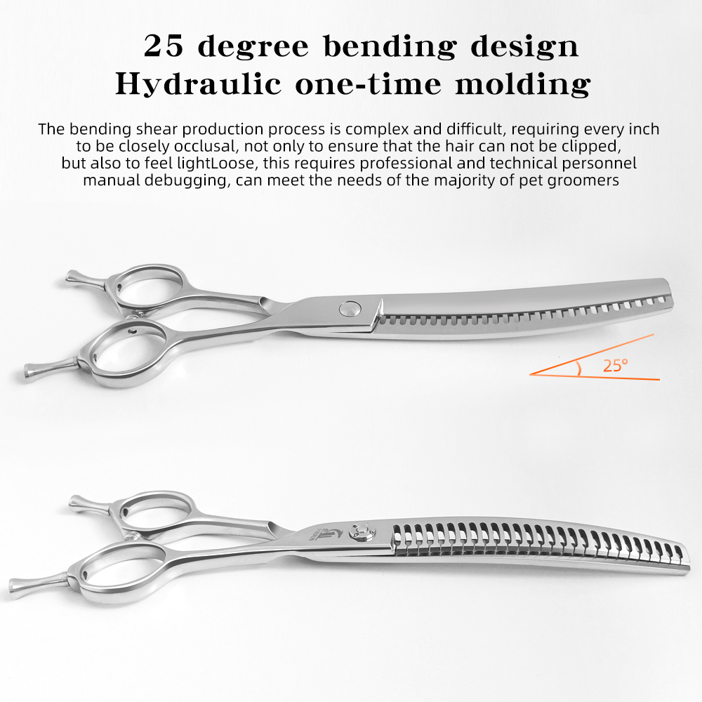 Dog Grooming Fishbone Scissors - Grooming Scissors recension och pris