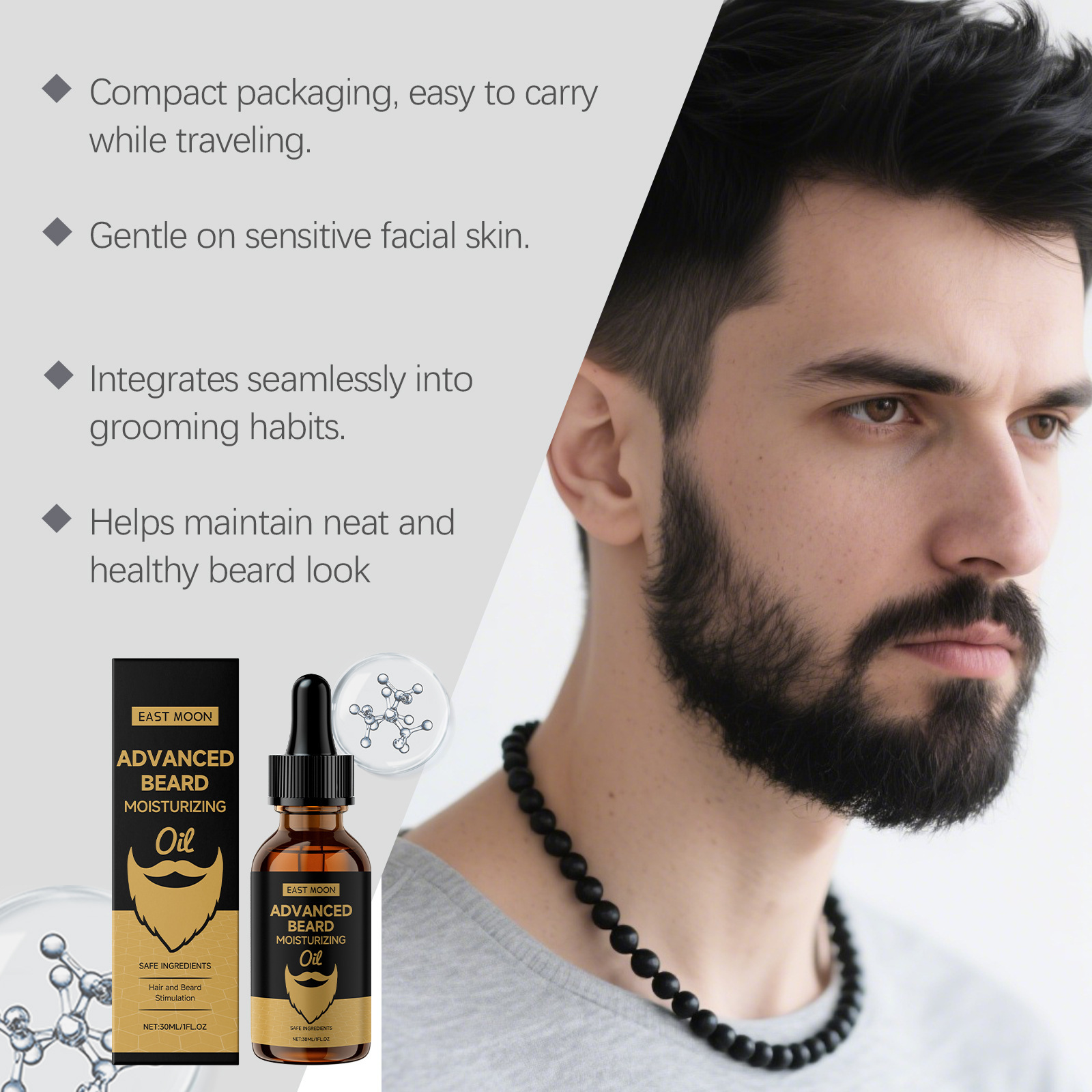 East Moon Rosemary Beard Softe - Beard Oil recension och pris