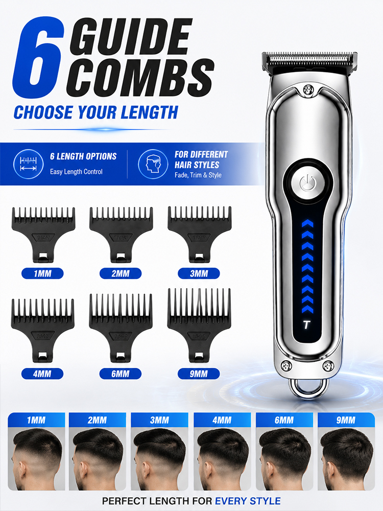 Men Hair Clipper T-Blade Cordl - Beard Trimmer recension och pris