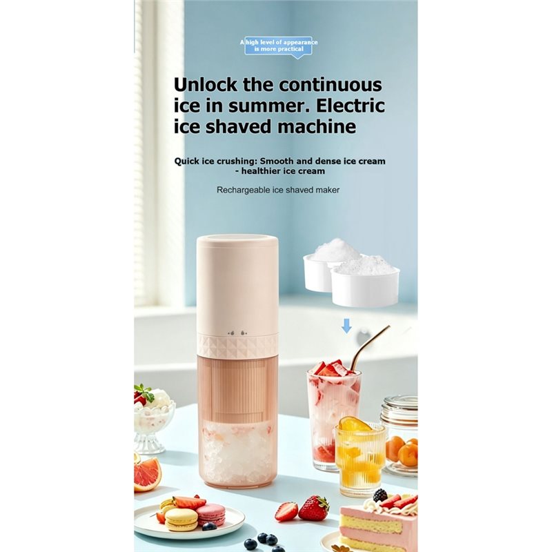 【MUST-HAVE】Shaving Ice Machine - Electric Shaver Rotary recension och pris