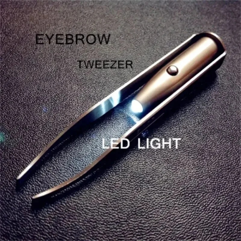Lighted Stainless Steel Tweeze - Grooming Kit recension och pris