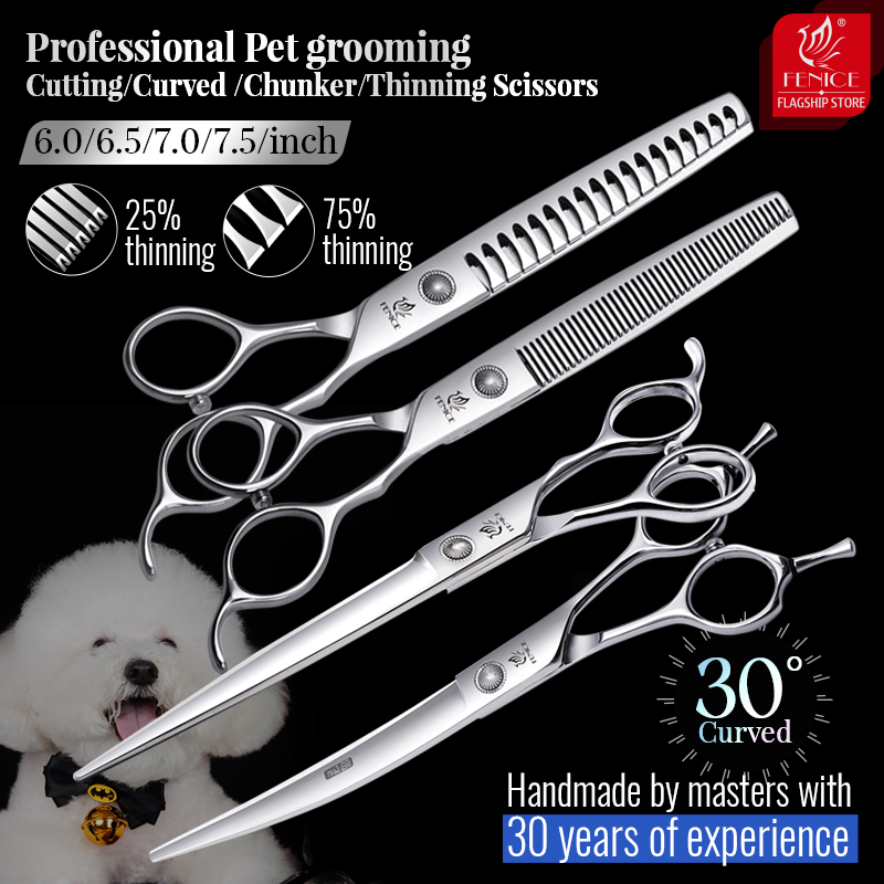 Fenice 6//6.5/7/7.5 Inch Profe - Grooming Scissors recension och pris